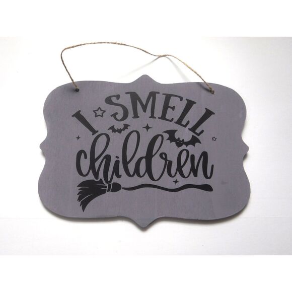Wooden Sign / Home Decor - Halloween Purple - Picture 1 of 3